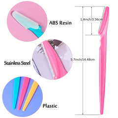 12 Pcs Eyebrow Razor Exfoliating Dermaplaning Tool Razors For Women