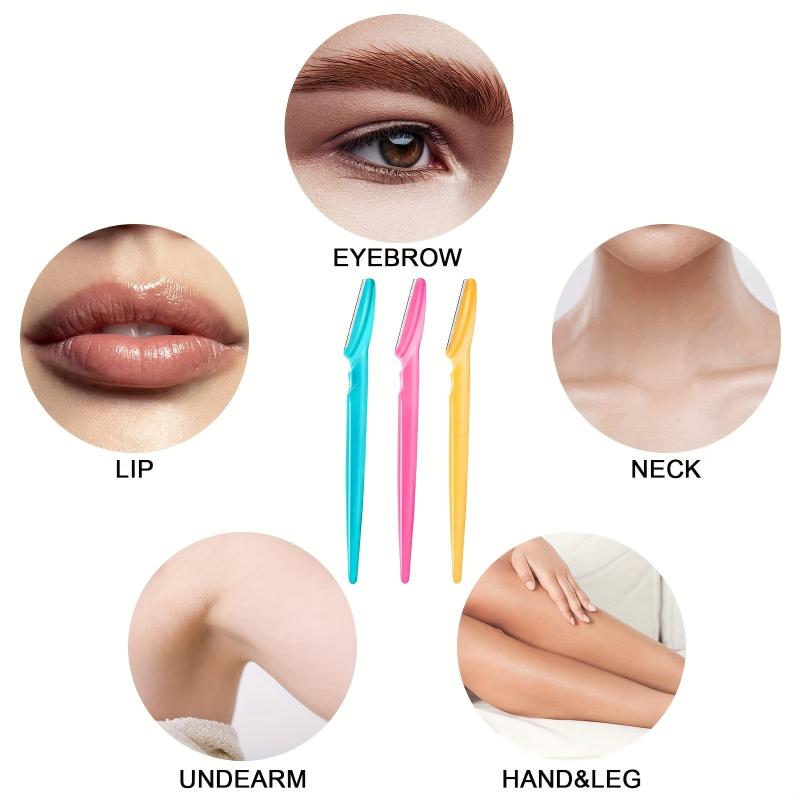 12 Pcs Eyebrow Razor Exfoliating Dermaplaning Tool Razors For Women