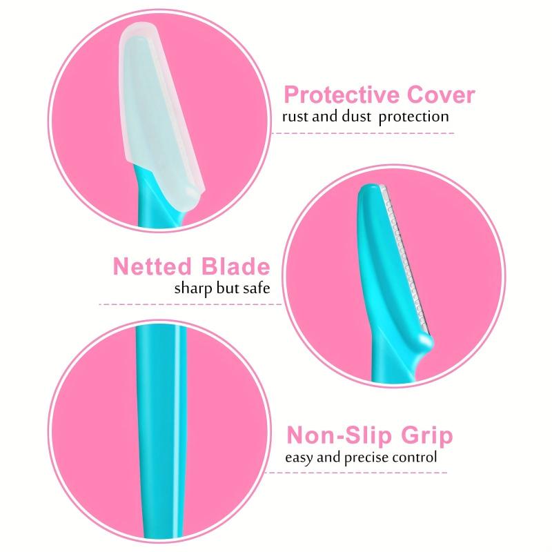 12 Pcs Eyebrow Razor Exfoliating Dermaplaning Tool Razors For Women