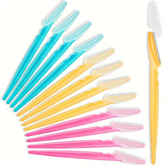 12 Pcs Eyebrow Razor Exfoliating Dermaplaning Tool Razors For Women