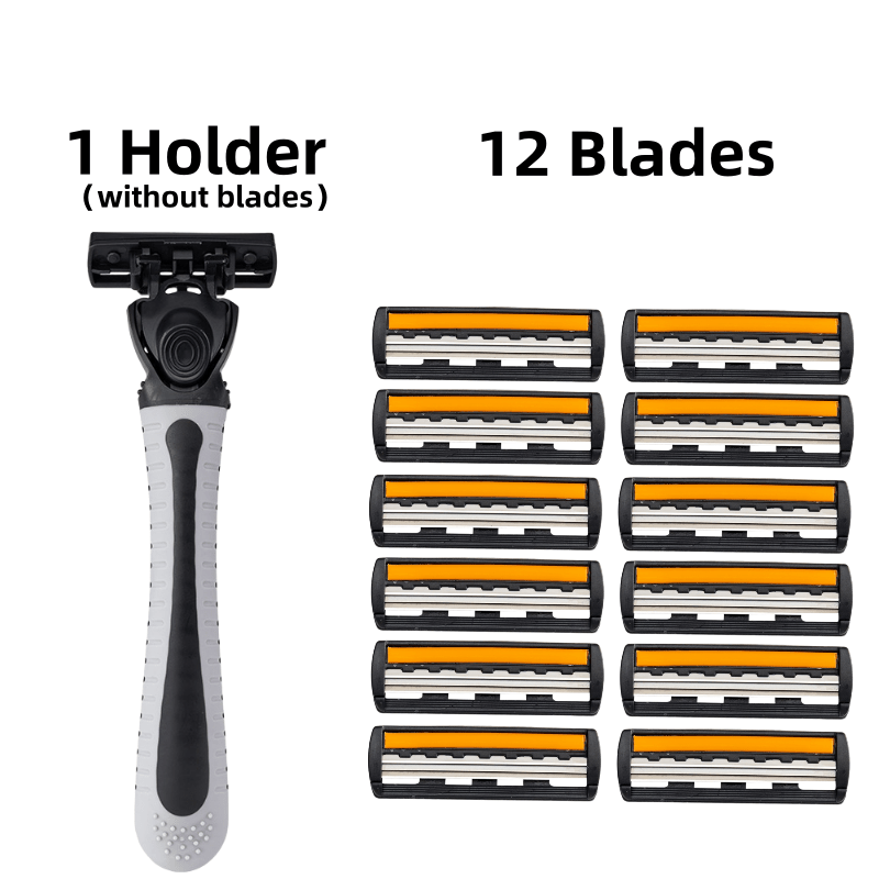 Manual Razor Shaving Replacement Blades Skin Guard Razor Holder