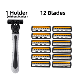 Manual Razor Shaving Replacement Blades Skin Guard Razor Holder