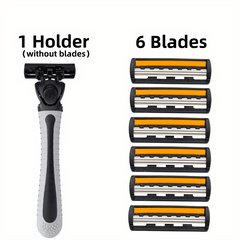 Manual Razor Shaving Replacement Blades Skin Guard Razor Holder