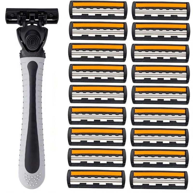 Manual Razor Shaving Replacement Blades Skin Guard Razor Holder