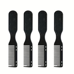 4pcs Double Sided Comb Brush Small Beard Styling Brush