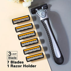 3 Layer Razor Blades 19 Pcs Replacement Vintage Wet Shaving Safety Razor