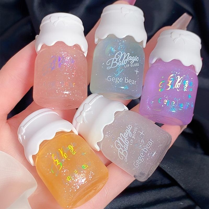 Hydrating Lip Gel Milk Jar Lip Balm Vitamin E Extreme Shine