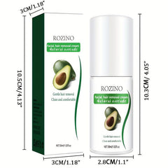 Avocado Lip Hair Removal Cream Gentle Painless Long-Lasting Quick Clean