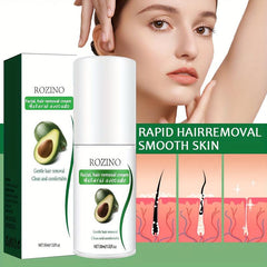 Avocado Lip Hair Removal Cream Gentle Painless Long-Lasting Quick Clean