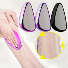 Crystal Hair Eraser Tool for Smooth Skin - Reusable & Washable Nano Hair Remover