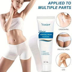 Sensitive Hair Removal Cream 40g for Men & Women Bikini Painless Remover