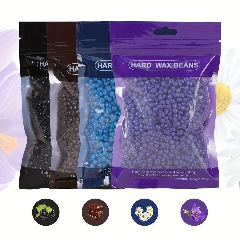 100g Natural Hard Wax Beads for Hair Removal Sensitive Skin