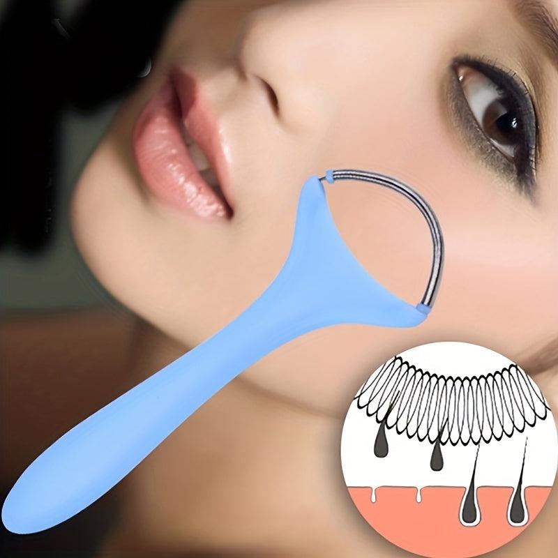 Manual Facial Hair Remover Whole Body Hair Plucking Spring Face Reamer