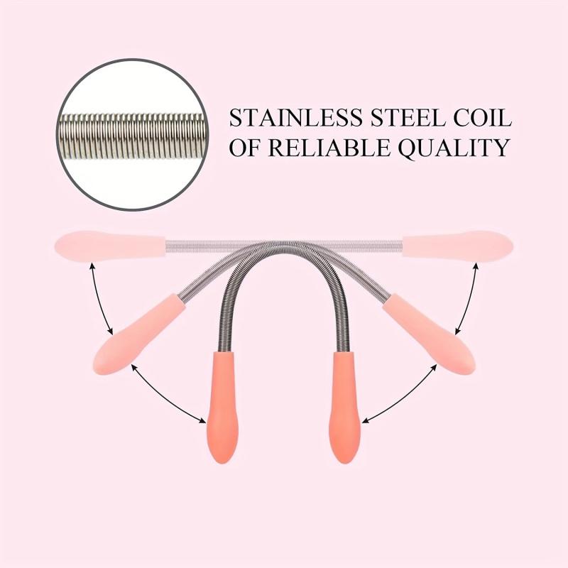 Facial Hair Removal Spring Threading Tool - Pink