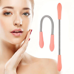 Facial Hair Removal Spring Threading Tool - Pink