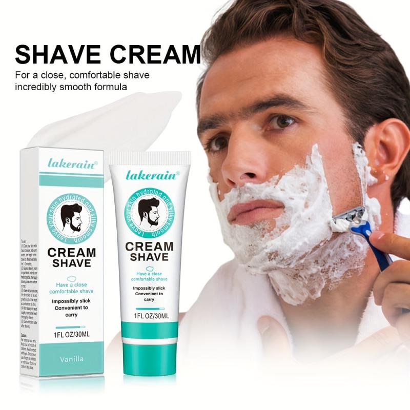 Men's Natural Shaving Cream - Softens Beard, Easy Shaving