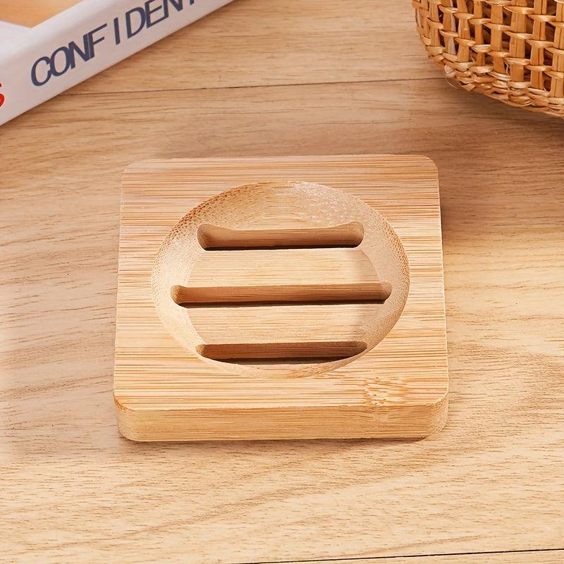 Vintage Wood Soap Box Holder, Charcoal Beard Travel Container
