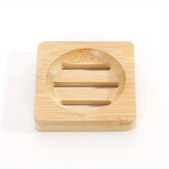 Vintage Wood Soap Box Holder, Charcoal Beard Travel Container