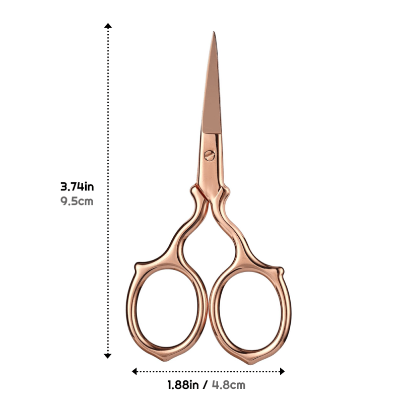 Small Stainless Steel Eyebrow Scissors for Women