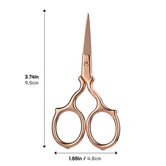 Small Stainless Steel Eyebrow Scissors for Women