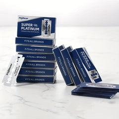 100 Men's Double Edge Razor Blades for Shaving