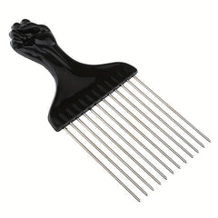 Professional Stainless Steel Hair Salon Pick Comb for Curly Hair