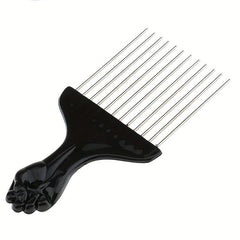 Professional Stainless Steel Hair Salon Pick Comb for Curly Hair