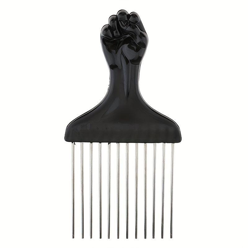 Professional Stainless Steel Hair Salon Pick Comb for Curly Hair