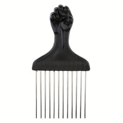 Professional Stainless Steel Hair Salon Pick Comb for Curly Hair