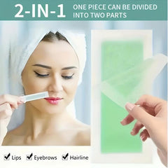 Portable Facial Hair Removal Strips - Home Waxing Kit