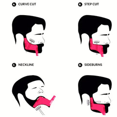 Beard Ruler Beard Styling Tool With Inbuilt Comb