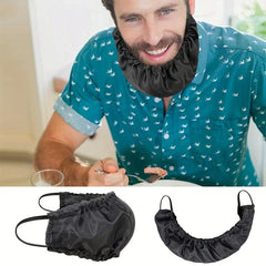 Adjustable Beard Bib Waterproof Facial Hair Apron Guard Bonnet
