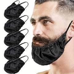 Adjustable Beard Bib Waterproof Facial Hair Apron Guard Bonnet