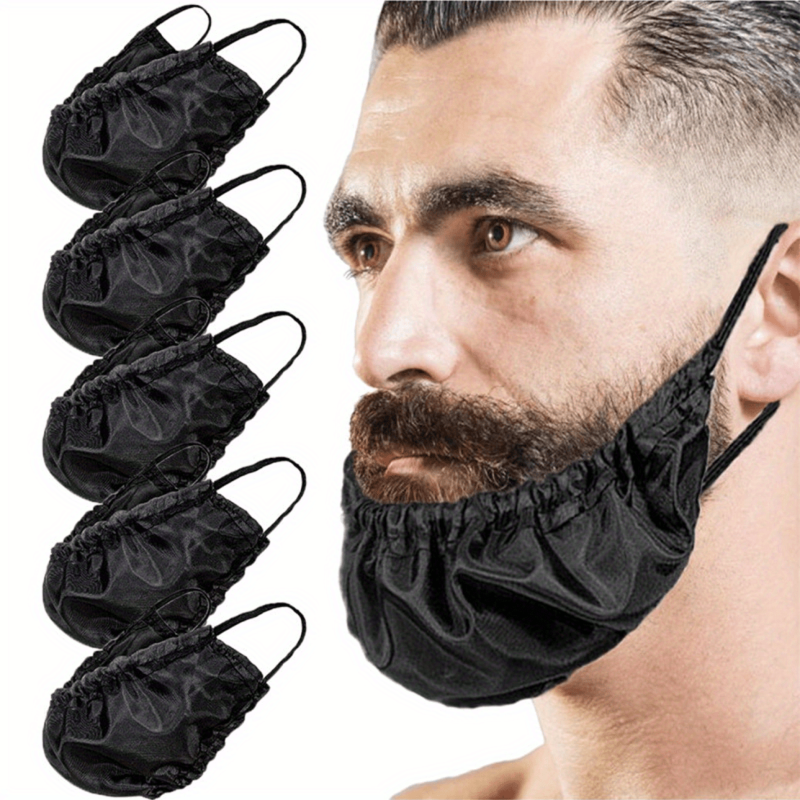 Adjustable Beard Bib Waterproof Facial Hair Apron Guard Bonnet