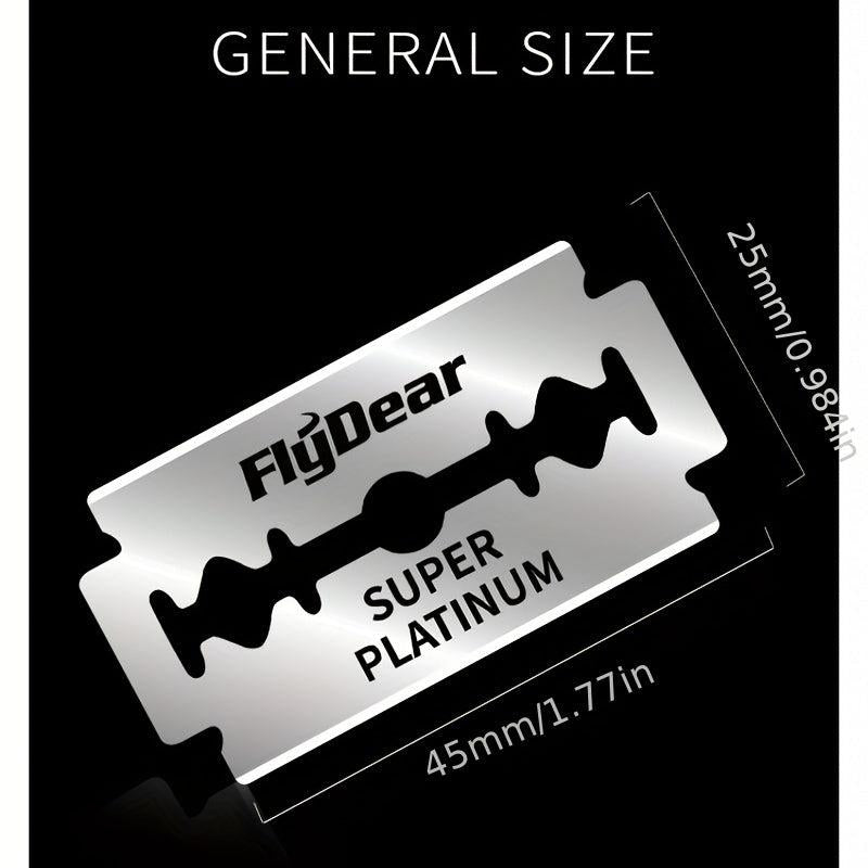 100 Count Double Edge Razor Blades Stainless Steel Shaving Blades For Men