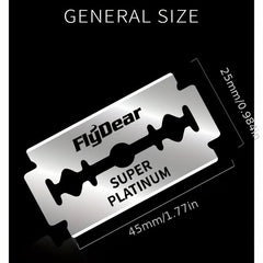 100 Count Double Edge Razor Blades Stainless Steel Shaving Blades For Men