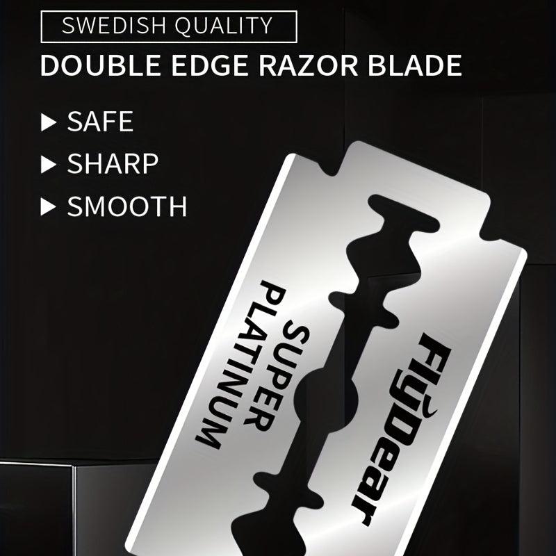 100 Count Double Edge Razor Blades Stainless Steel Shaving Blades For Men