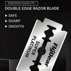 100 Count Double Edge Razor Blades Stainless Steel Shaving Blades For Men