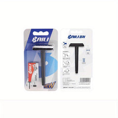 Double Edge Safety Razor Mens Grooming Shaving Face Barber Disposable Razors