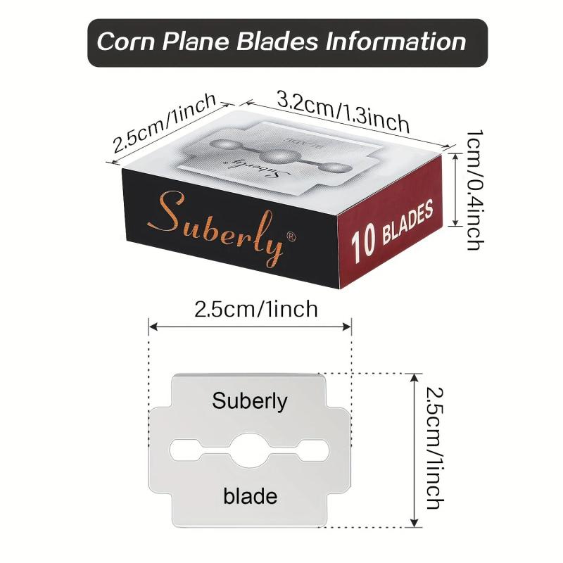 Stainless Steel Pedicure File Blades - Remove Calluses & Hard Skin Effortlessly