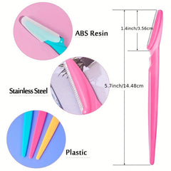 12 pcs Women's Exfoliating Dermaplaning Tool Eyebrow Razor for Face and Eyebrows