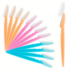12 pcs Women's Exfoliating Dermaplaning Tool Eyebrow Razor for Face and Eyebrows