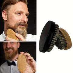 Wooden Beard Brush for Men Grooming Kit