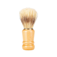 Men's Beard Brush Facial Cleaning Soft Hair Nylon Wood Handle Foaming Brush