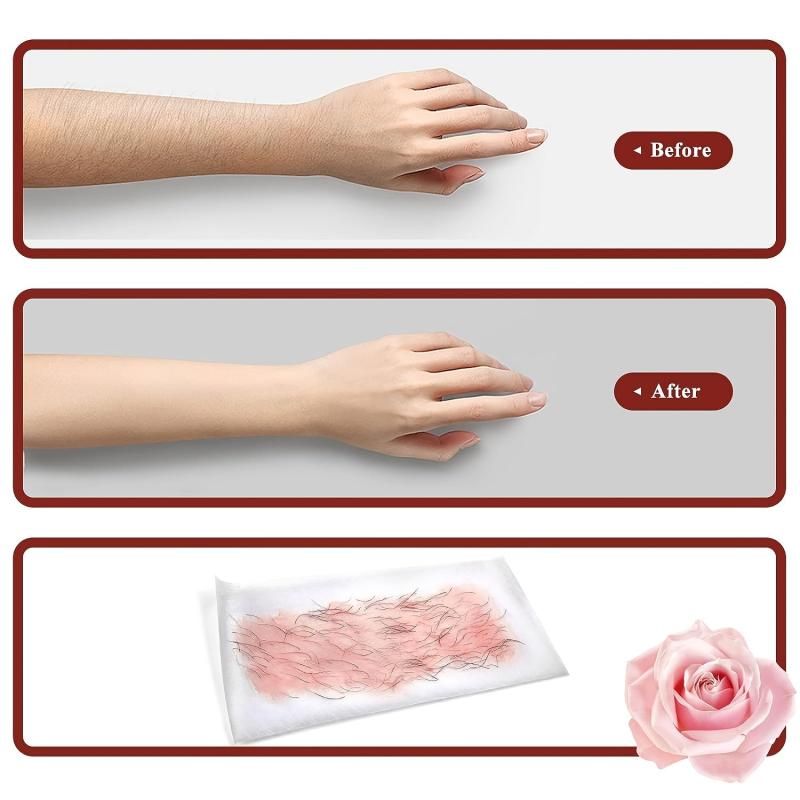 50pcs Non woven Waxing Strips For Facial And Body Epilating