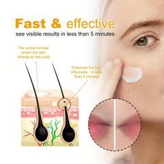 50ml Vitamin C Hair Removal Cream Mild Painless Long-lasting Fast Cleaning