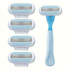 12 Pcs Women's 3 Blade Safety Razor with Fusion Blades for Hair Removal