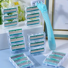 18-Blade Manual Women Body Bikini Hair Removal Safety Razor