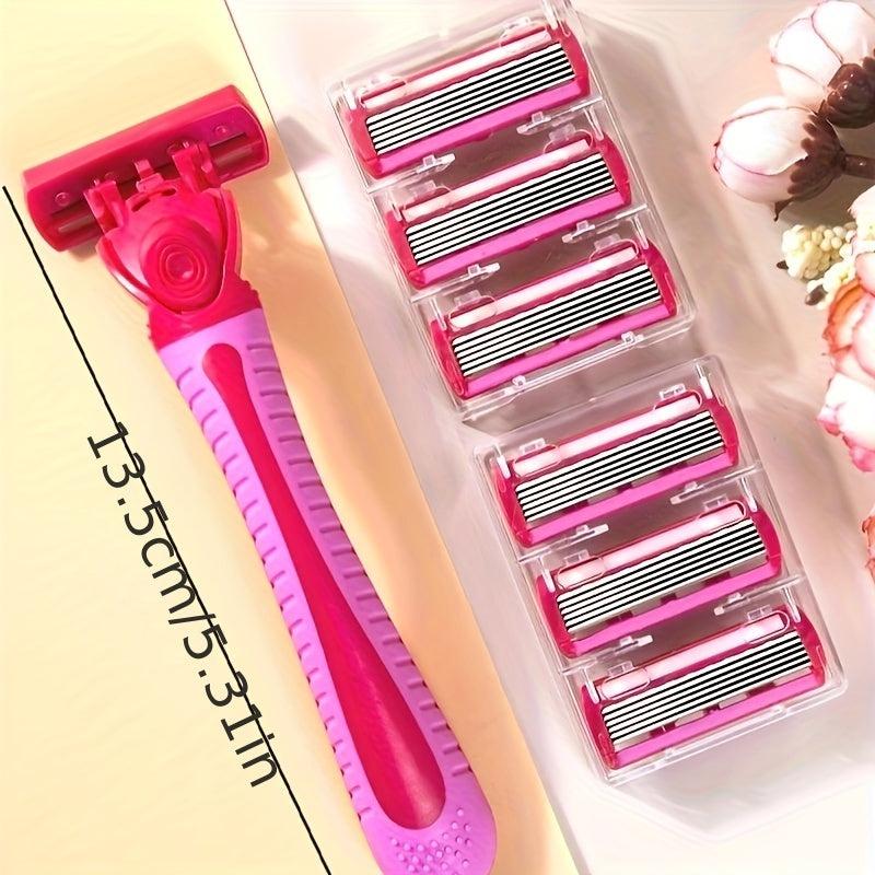 18-Blade Manual Women Body Bikini Hair Removal Safety Razor