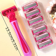 18-Blade Manual Women Body Bikini Hair Removal Safety Razor